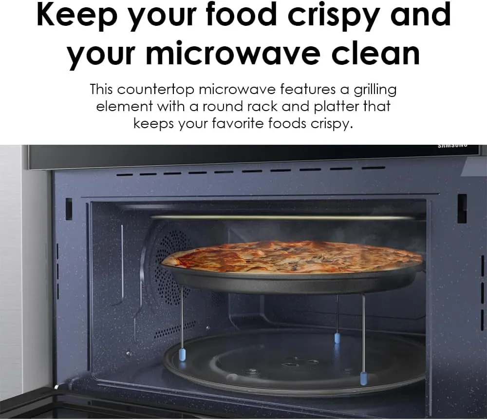 1.2 Cu. Ft Convection Air Fry, Black Glass, MC12DB8700CKAA Countertop Microwave