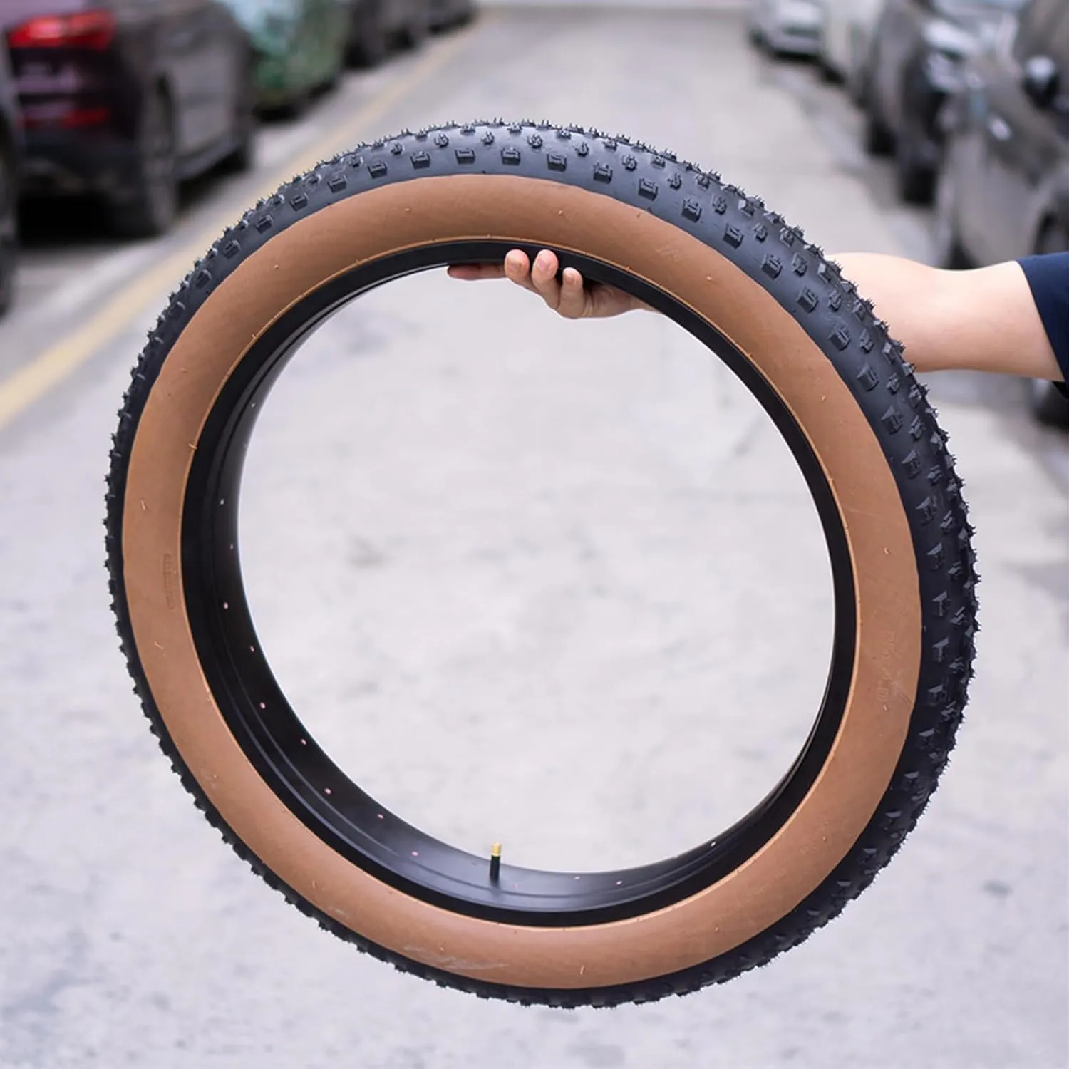 2 Pack 20x4.0 24x4.0 26x4.0 Inch Fat Bike Tires Replacement Set  Heavy Duty Folding Electric Bicycle Tires with Bonus Tubes and Levers for Wide Mountain and Snow Adventures