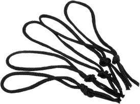 5 Piece Premium Leash String Cord Leg Rope 400mm for Surfboard Bodyboard Longboard - Black, 40cm