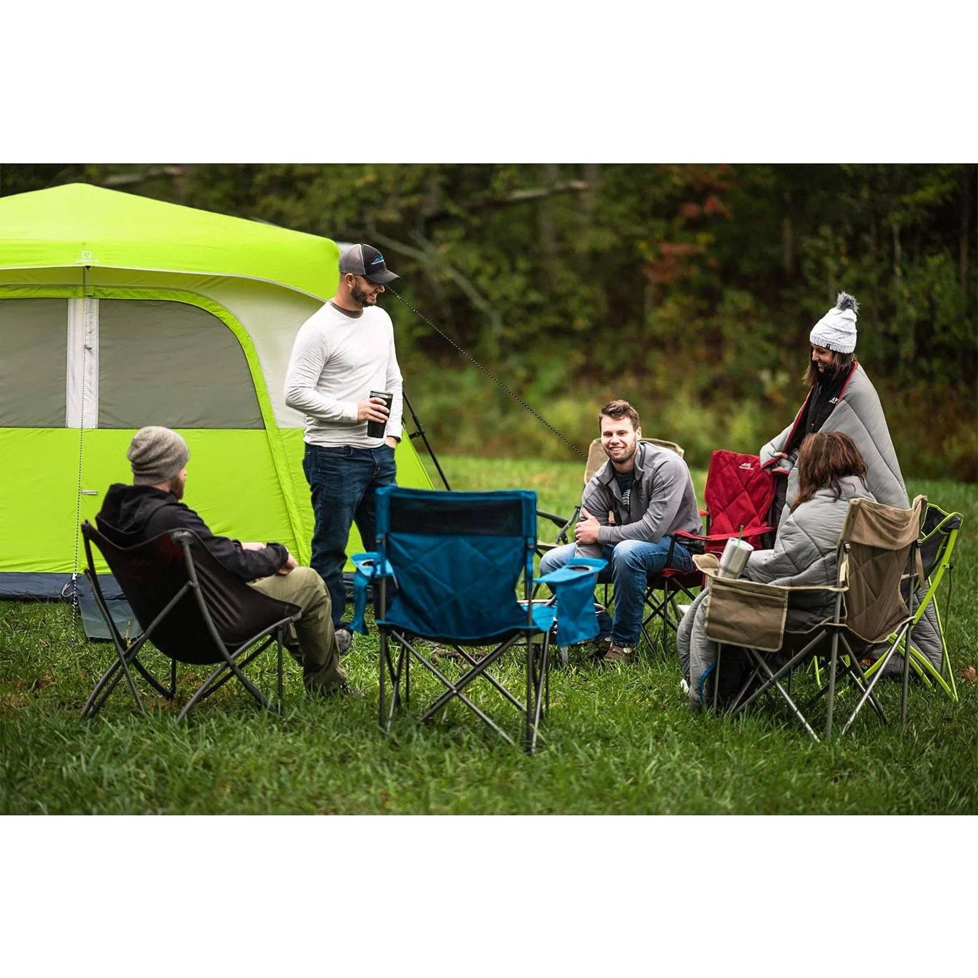 8 Person Camping Tent, 60 Seconds Set up Waterproof Tent