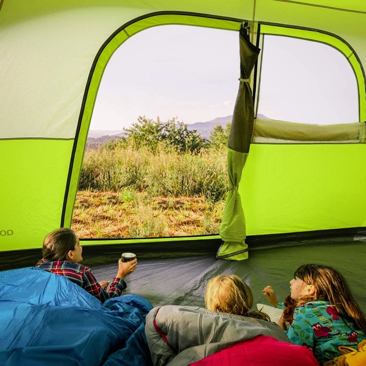 8 Person Camping Tent, 60 Seconds Set up Waterproof Tent