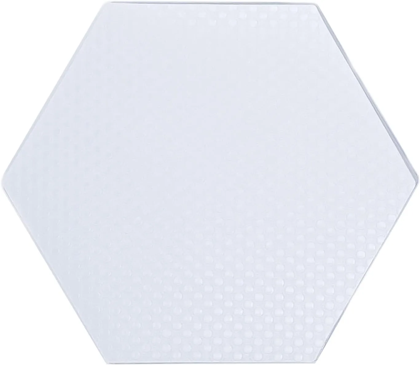 AQUBONA Hexagonal Clear Surf Traction Pad Semi Clear Deck Pad for Surfboard
