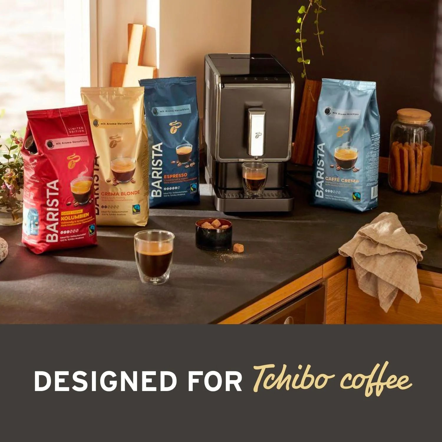 Automatic Espresso & Coffee Machine Bundle with Built-In Grinder, Comes with 3 X 12 Oz. Bags of Whole Bean Coffee, Silver
