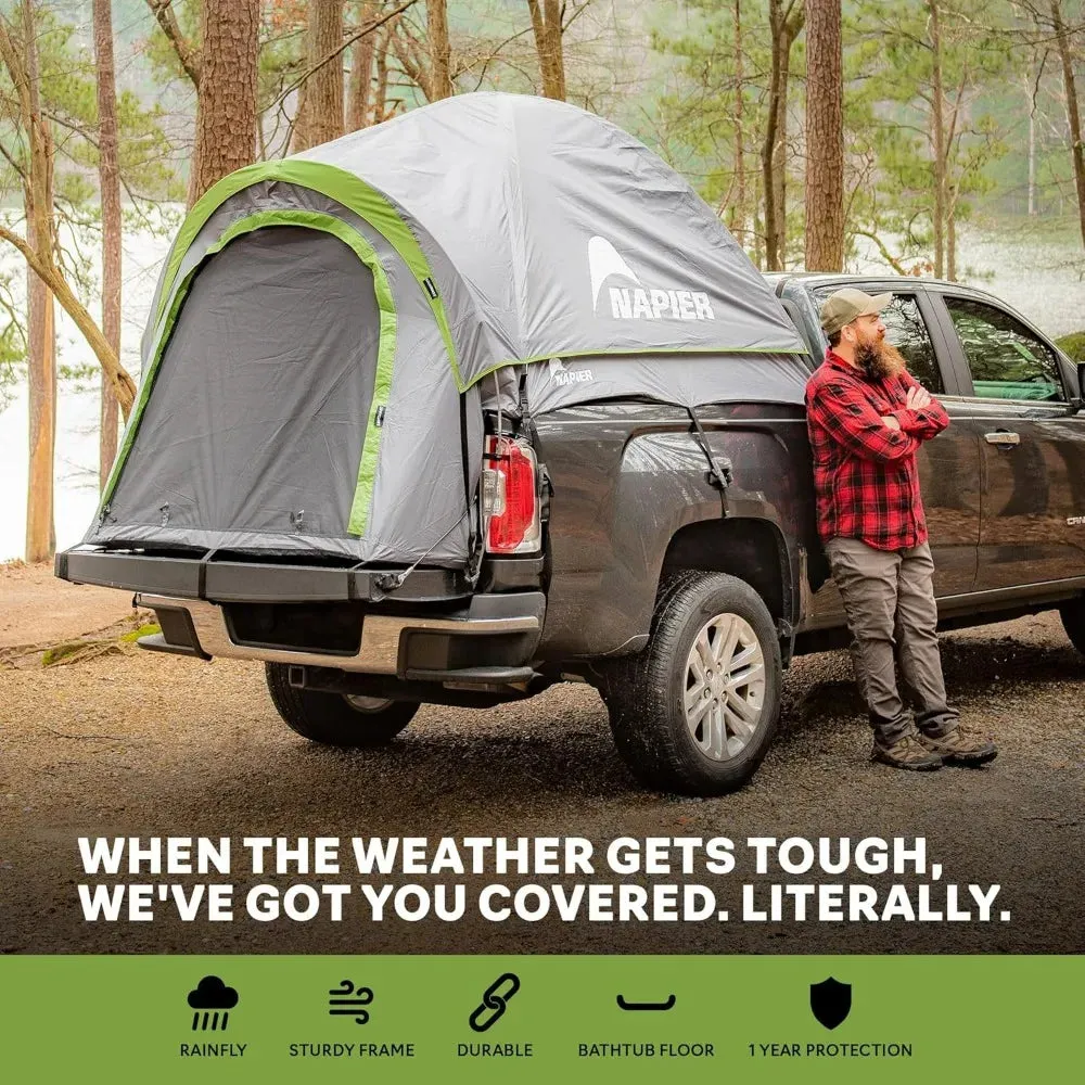 Backroadz Truck Bed with Waterproof Material Coating, Comfortable and Spacious 2 Person Camping Tent, Compact