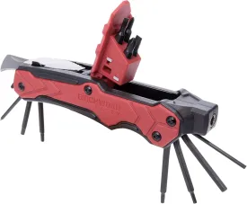 Birchwood Casey Universal Gun Multi-Tool | Durable Versatile Compact Portable Gunsmithing 14-in-1 Tool | Bits, Bit Driver, Multiple Wrenches, Knife & Pin Punch Included