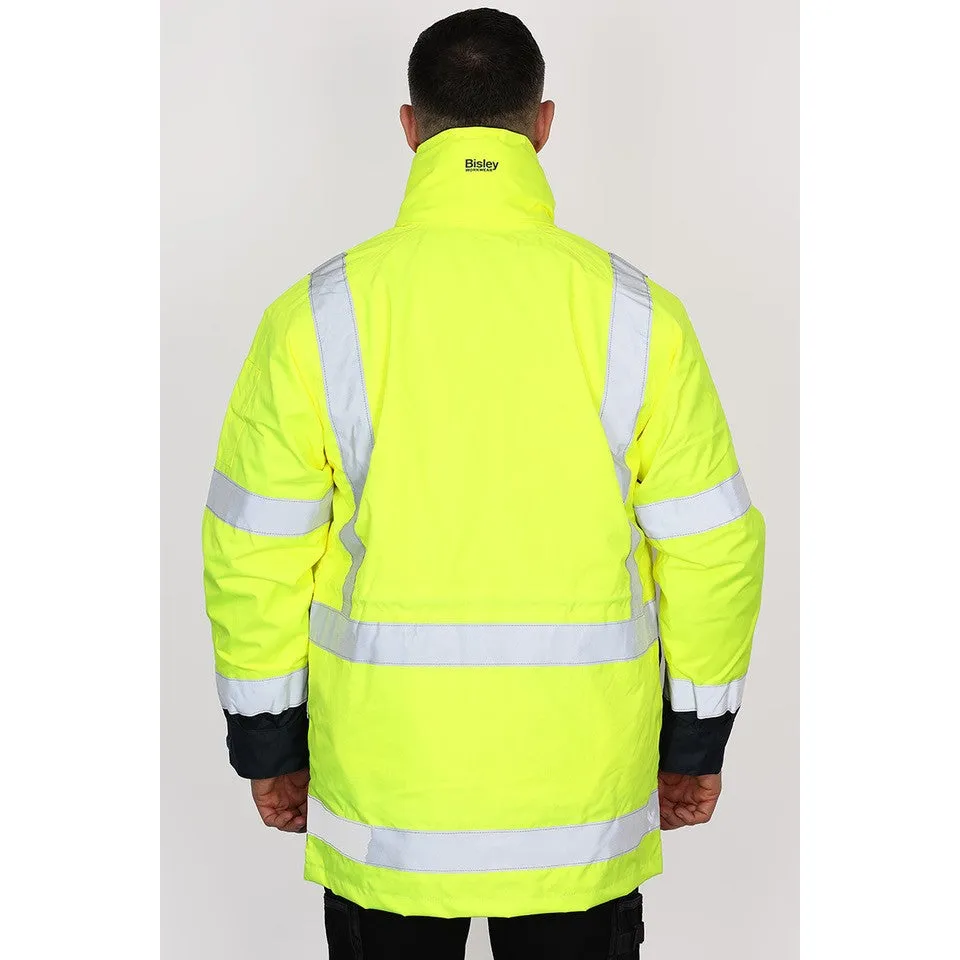 Bisley Taped Hi Vis Rain Shell Jacket