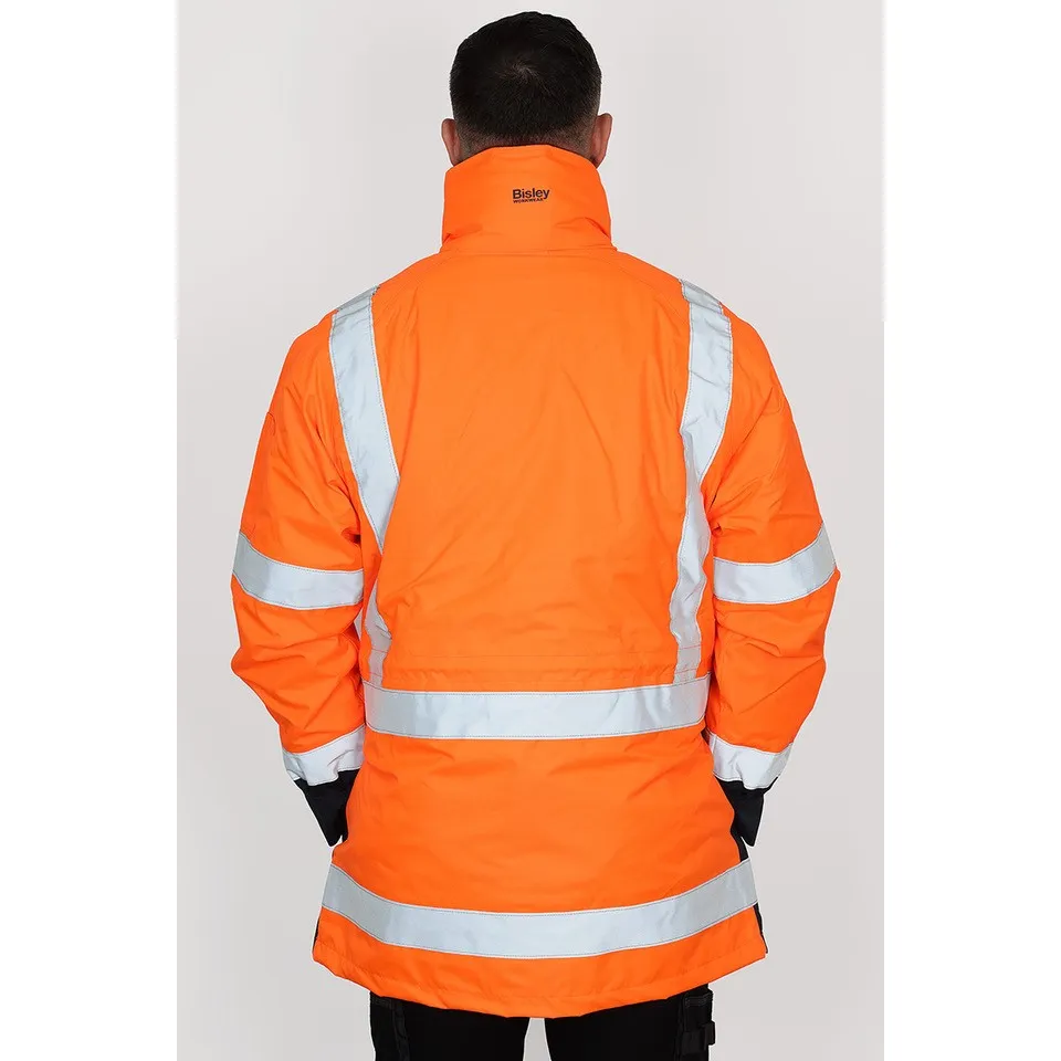 Bisley Taped Hi Vis Rain Shell Jacket