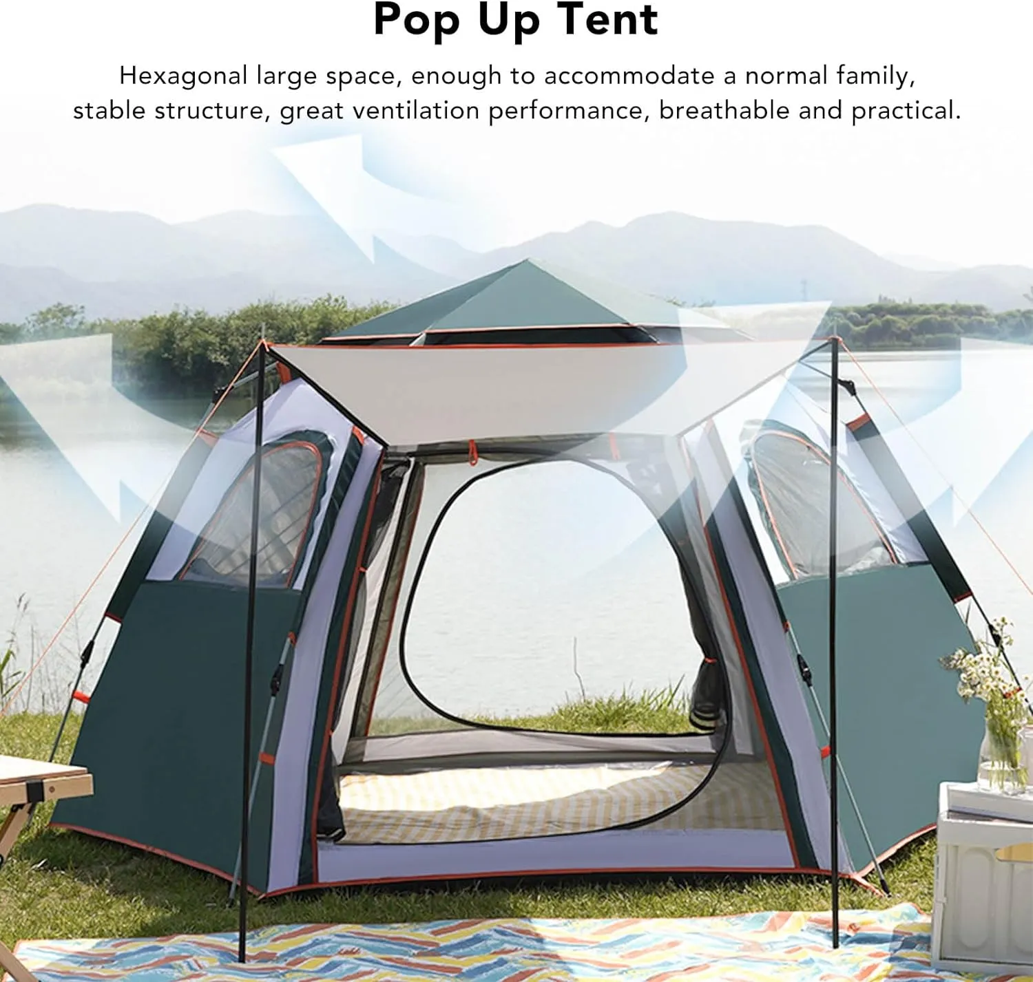 Calmcrest™ 3 Secs Tent Max- The #1 Easiest & Fastest Setup Tent