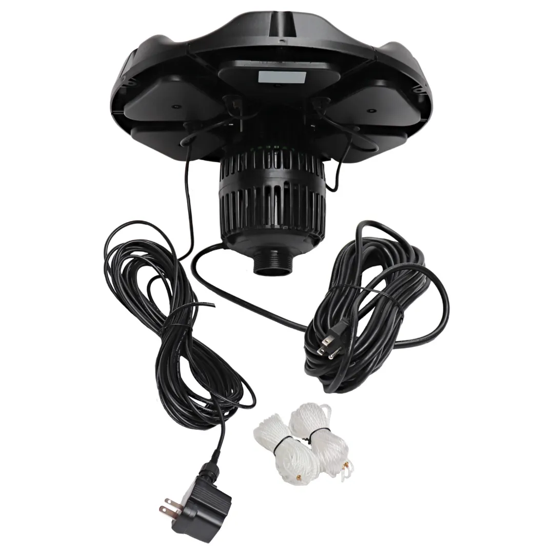 EasyPro Starburst Mini Floating Pond Fountain with Super Bright LED Lights