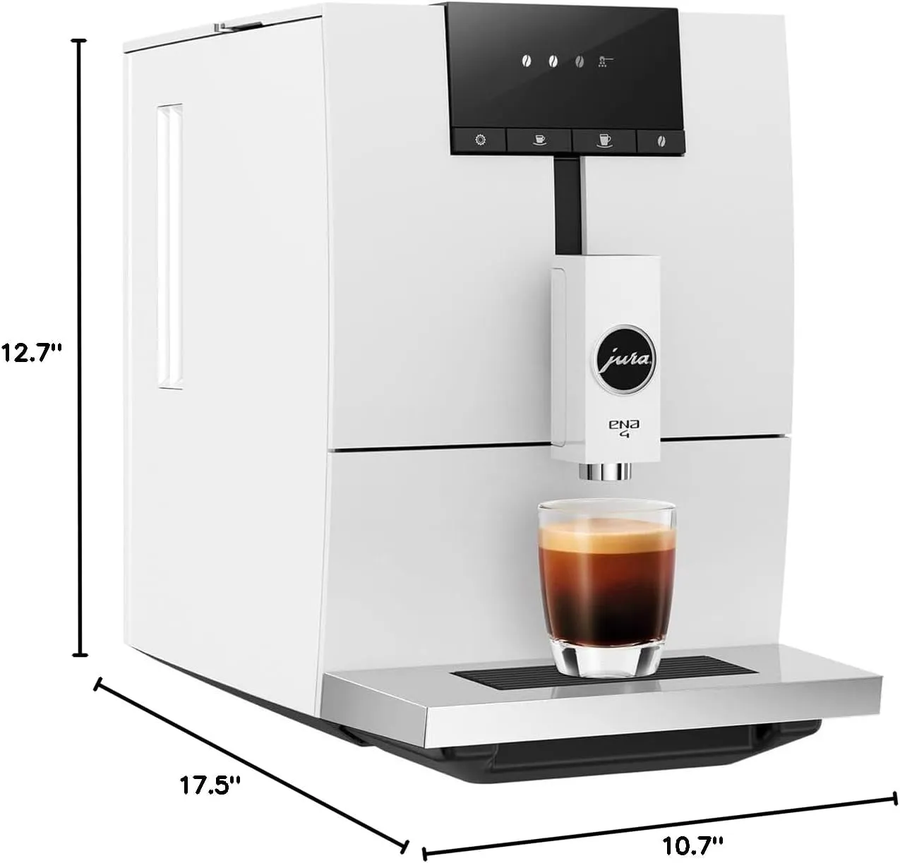 ENA 4 Full Nordic White Automatic Coffee Machine