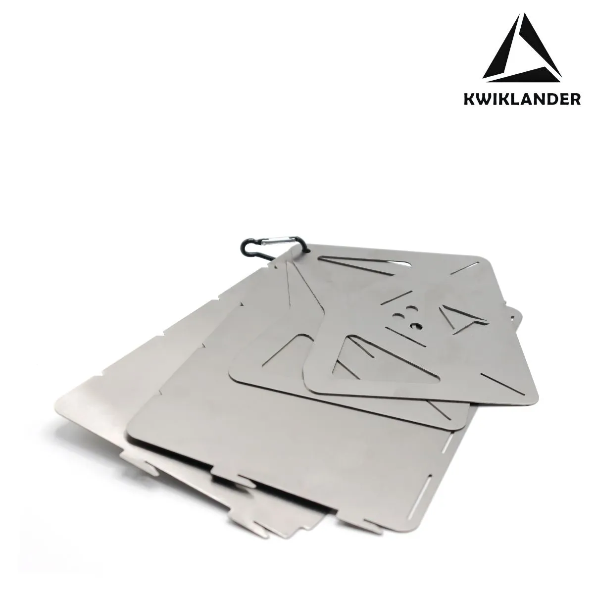 Flatpack BBQ Grill - Stainless Steel Mini Portable BBQ Grill - Wood Burning Camping Grill - Foldable Barbeque Tandoor