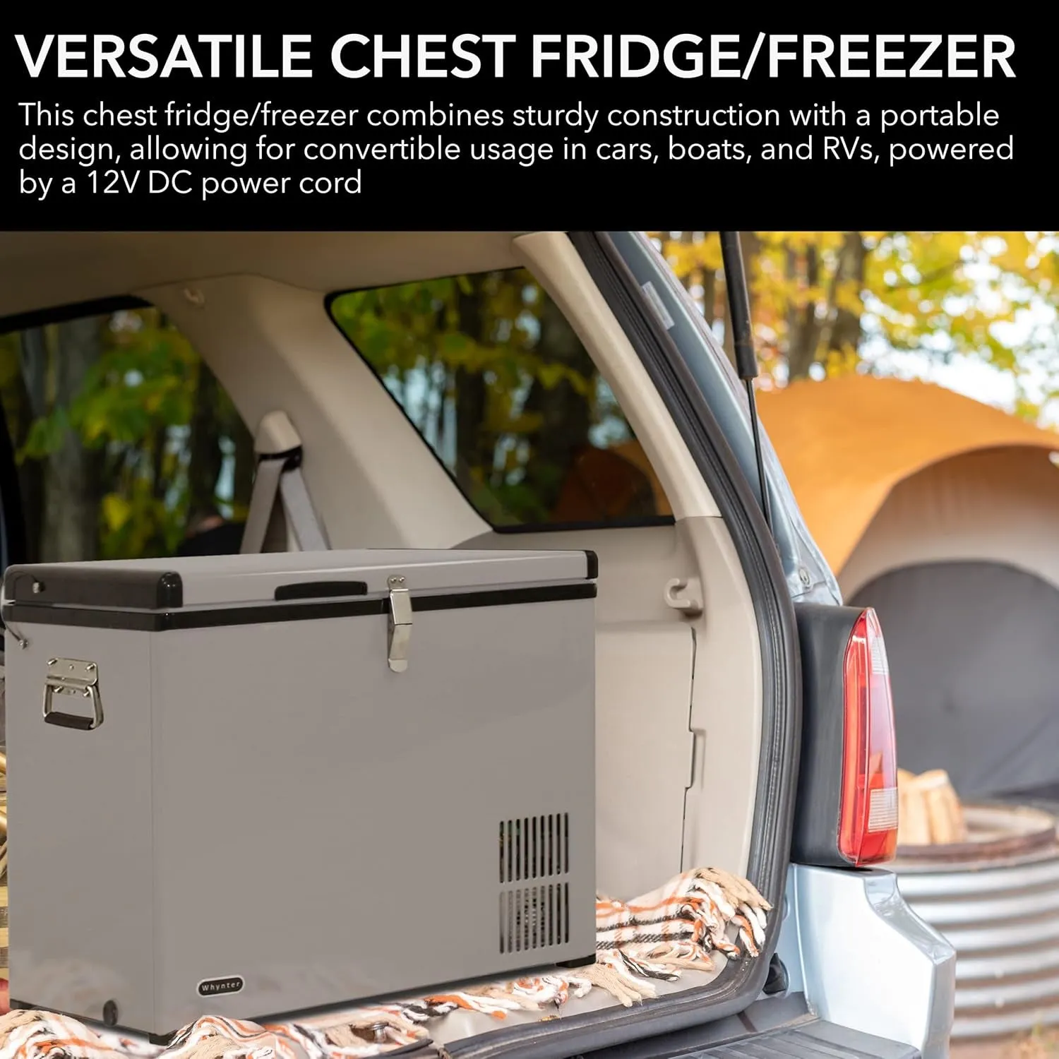 FM-65G 65 Quart Portable Refrigerator and Deep,