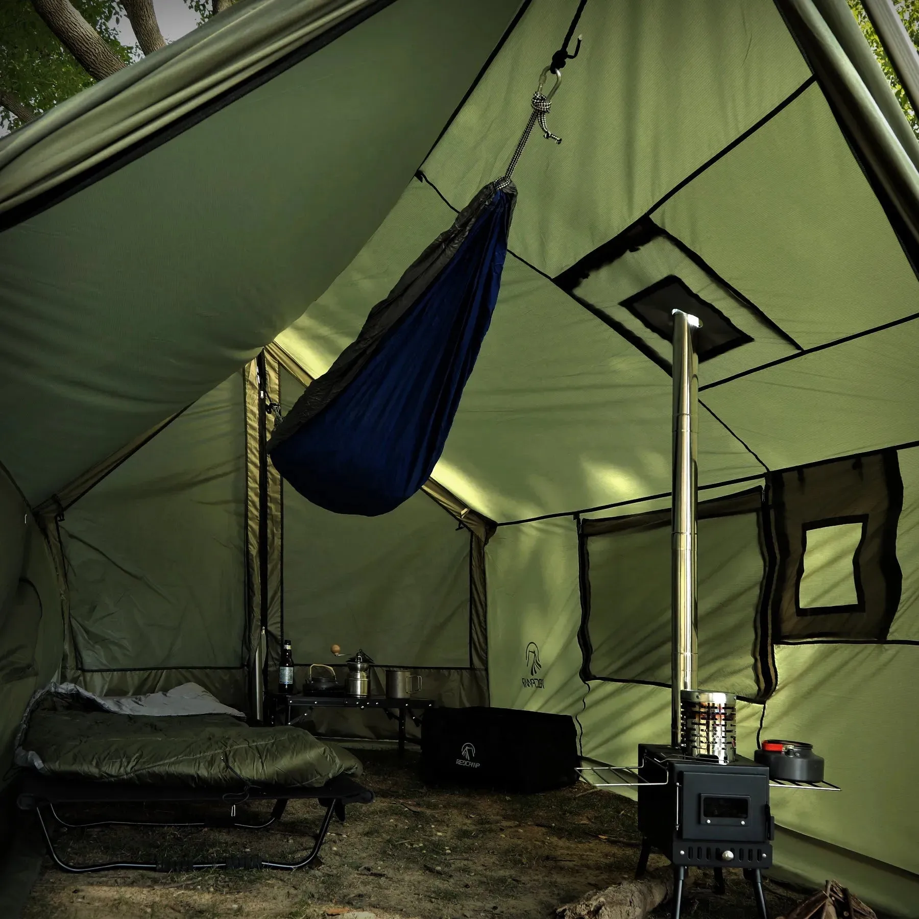 Large Hammock Hot Tent with Stove Jack