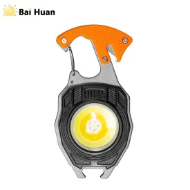 Mini LED Flashlight Work Light Pocket light Outdoor Camping Lantern Emergency Wrench Hammer Lamp
