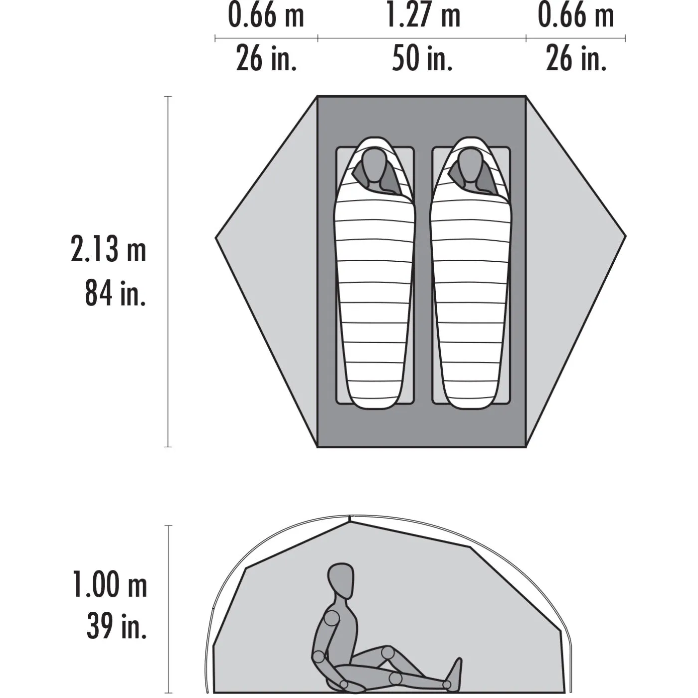 MSR FreeLite 2 Person Backpacking Tent