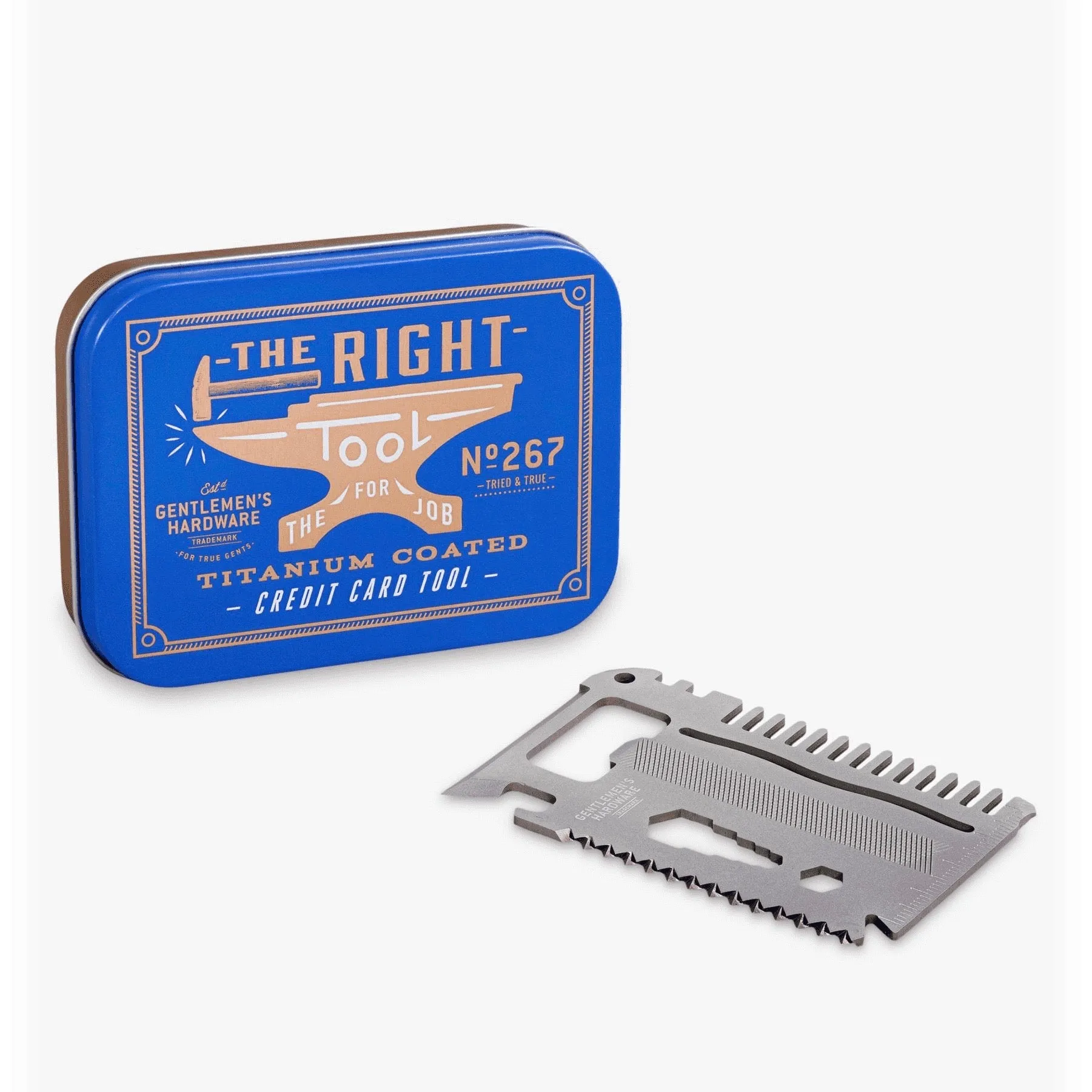 Multi-tool 15-in-1 Portable Credit Card in Dark Grey