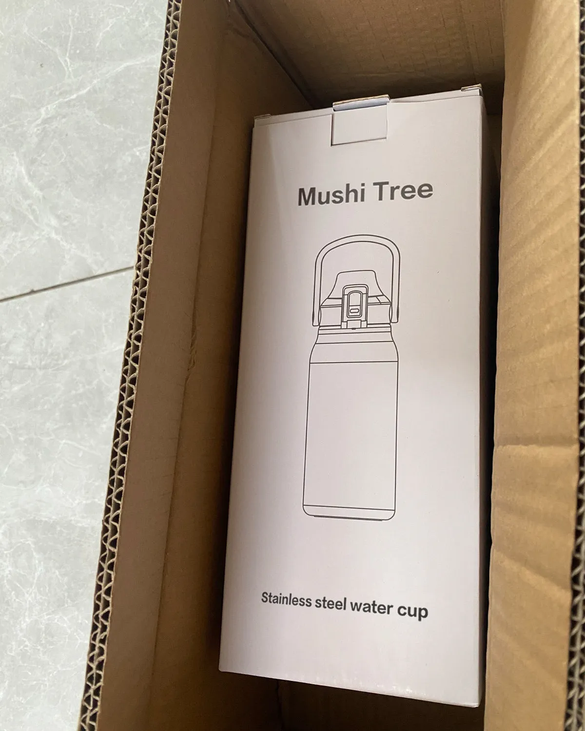 Mushi Tree Water Bottle -Leak Proof & No Sweat Gym Bottle with Infuser Strainer -Ideal Gift for Fitness or Sports & Outdoors