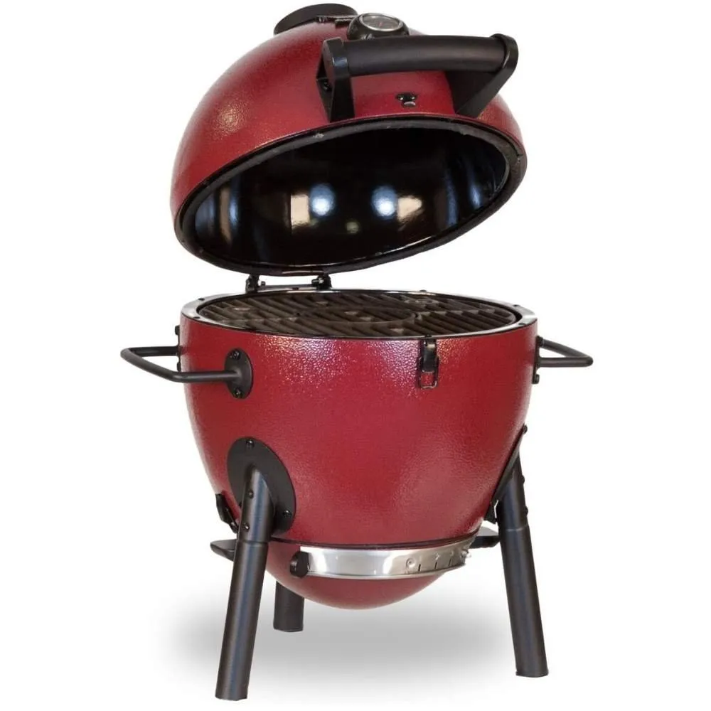 Portable Charcoal kamado Grill and Smoker