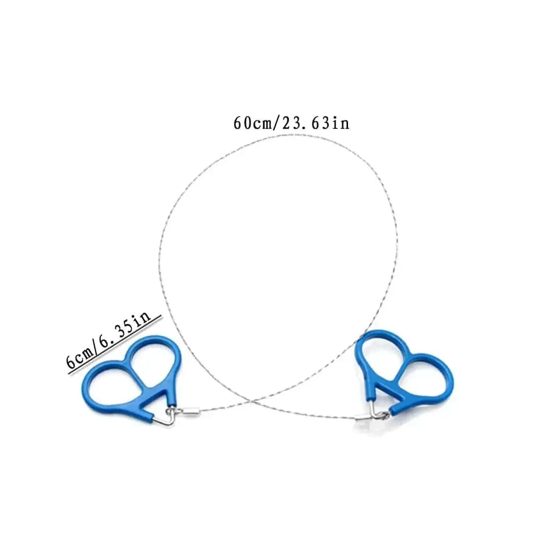Portable Stainless Steel Wire Saw Universal Emergency 73cm Hand Chain Saw Cutter Hunting Camping Hiking Travel Survival Tool
