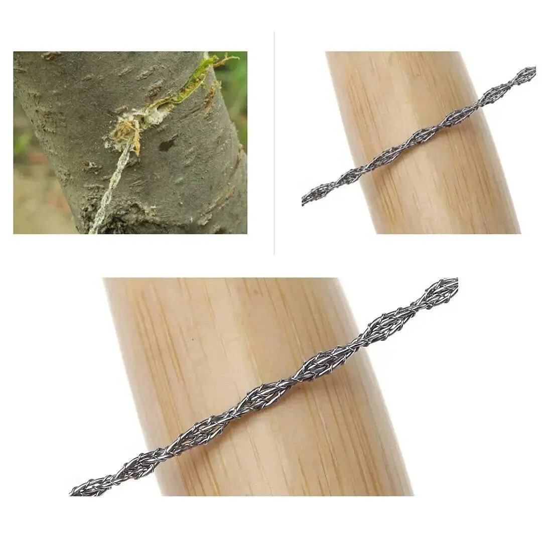 Portable Stainless Steel Wire Saw Universal Emergency 73cm Hand Chain Saw Cutter Hunting Camping Hiking Travel Survival Tool