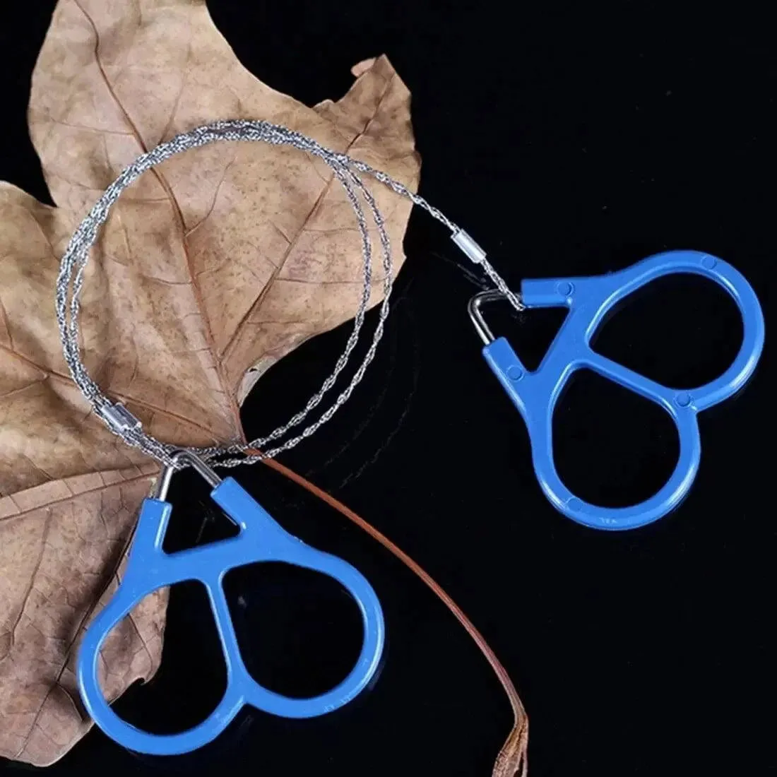 Portable Stainless Steel Wire Saw Universal Emergency 73cm Hand Chain Saw Cutter Hunting Camping Hiking Travel Survival Tool