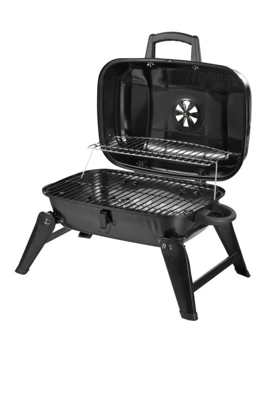 Portable Tabletop Tailgater Charcoal Grill BBQ Camping Picnic Air Vent Damper Outdoor Cooking
