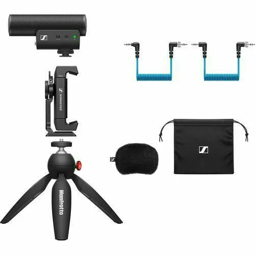 Sennheiser MKE 400 Mobile Kit Highly directional on-camera shotgun microphone kit