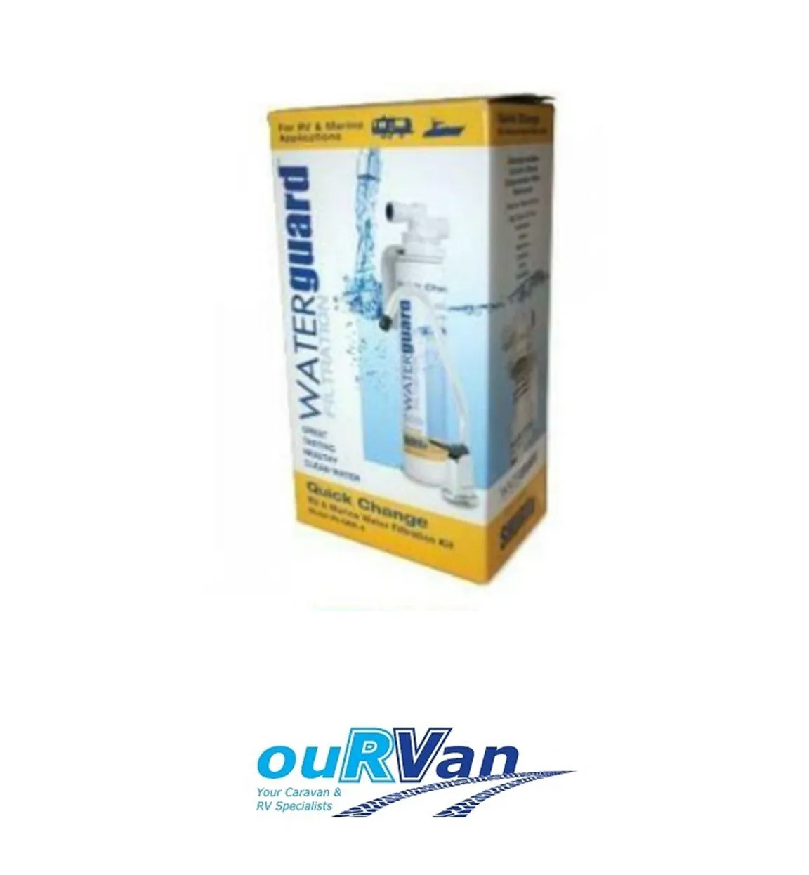 Shurflo Water Guard Filtration Kit RV-QBR-A Caravan RV Filter 036794 036795