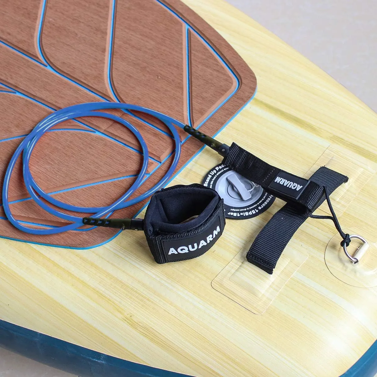 Surfboard Leash 6/7/8/9 Feet, Straight Leg Rope Premium SUP Leashes for Shortboard, Longboard, Paddleboard, Surf Boards, Surf Leash with Double Stainless Steel Swivels