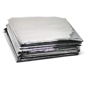 SURGICAL ONLINE 4 Emergency Rescue Space Thermal Mylar Blankets 82 x 62 New Free Shipping Silver Designed for NASA, Outdoors, Hiking, Survival, Marathons or First Aid