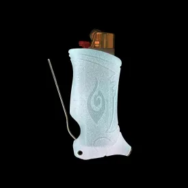 Toker Poker - Bic Lighter Sleeve Glow in The Dark - All Inclusive Tool for Camping and Other (Glow Pink)
