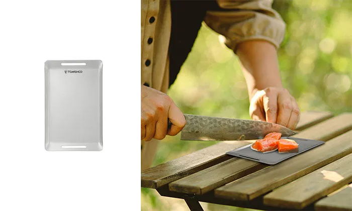 TOMSHOO Mini Stainless Steel Grill Pan
