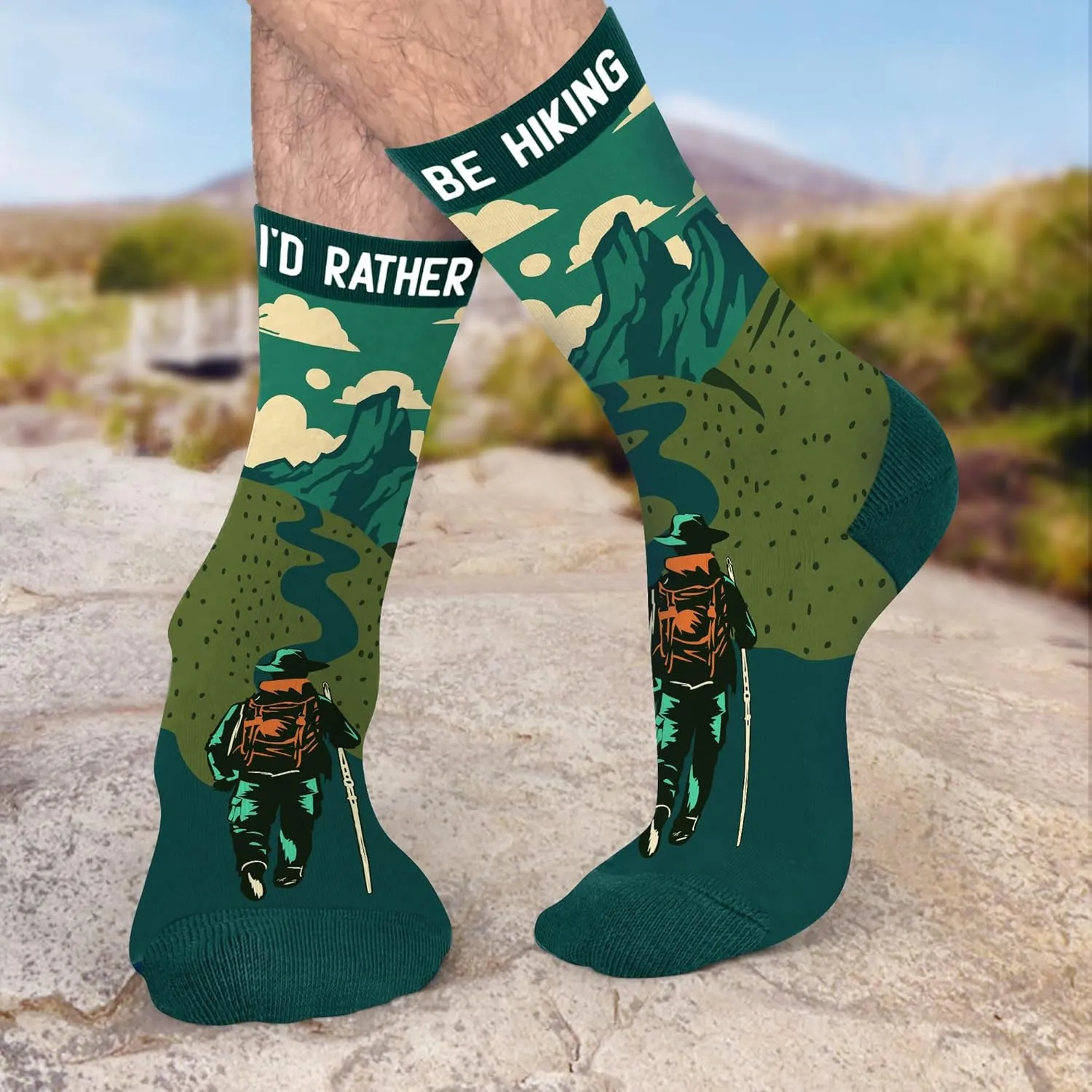 VICRAZY Hiking, Cycling, Camping Socks for Men, Women - Hiking, Bicycle, Camping, Bike Accessories, Stocking Stuffers