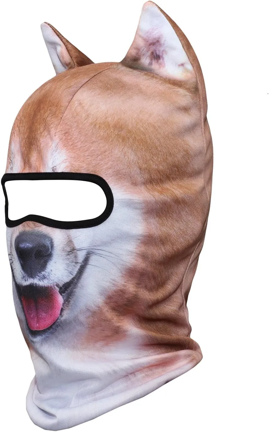 WTACTFUL 3D Stand Ears Animal Balaclava Face Mask for Music Festivals, Raves, Ski, Halloween, Party Outdoor Activities