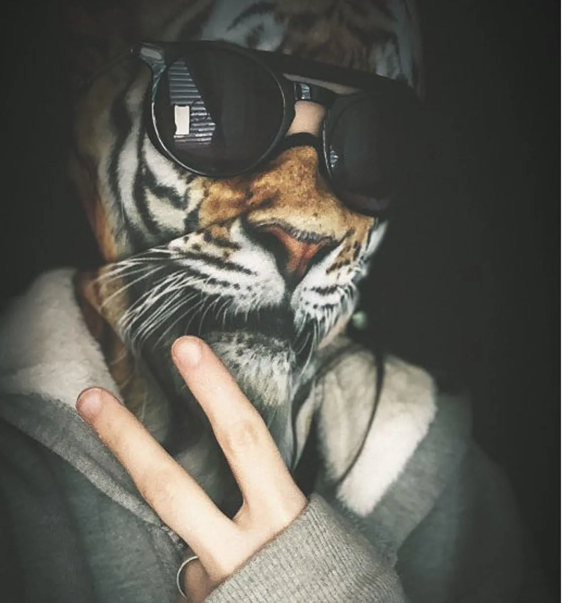 WTACTFUL 3D Stand Ears Animal Balaclava Face Mask for Music Festivals, Raves, Ski, Halloween, Party Outdoor Activities