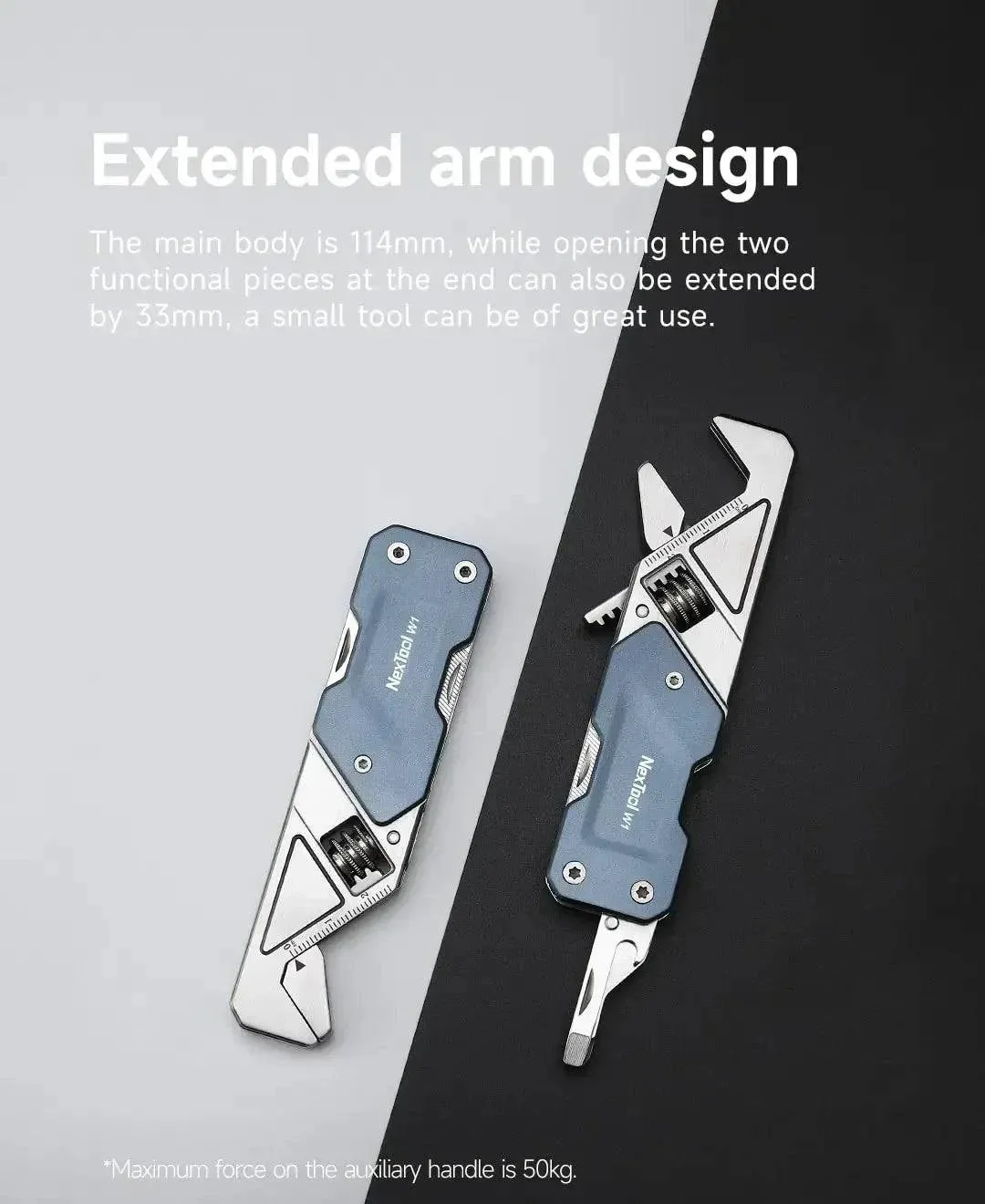 Xiaomi Nextool Multi-functional Mini Wrench Multi-tool Portable Folding Knife File Screwdriver Camping Emergency CombinationTool