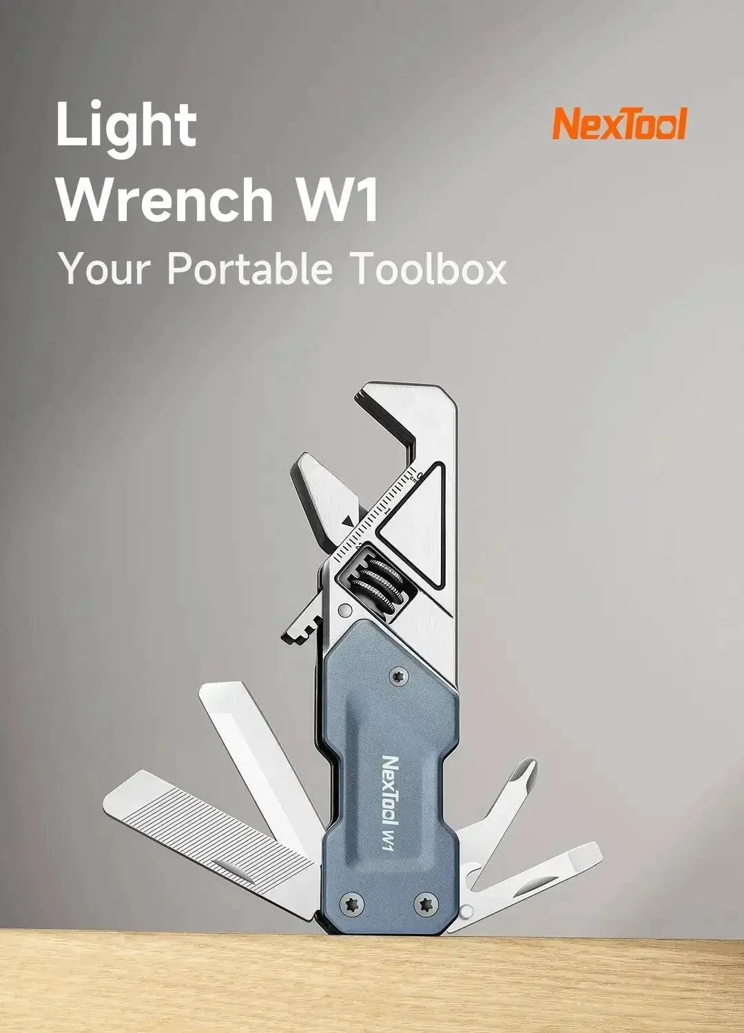 Xiaomi Nextool Multi-functional Mini Wrench Multi-tool Portable Folding Knife File Screwdriver Camping Emergency CombinationTool
