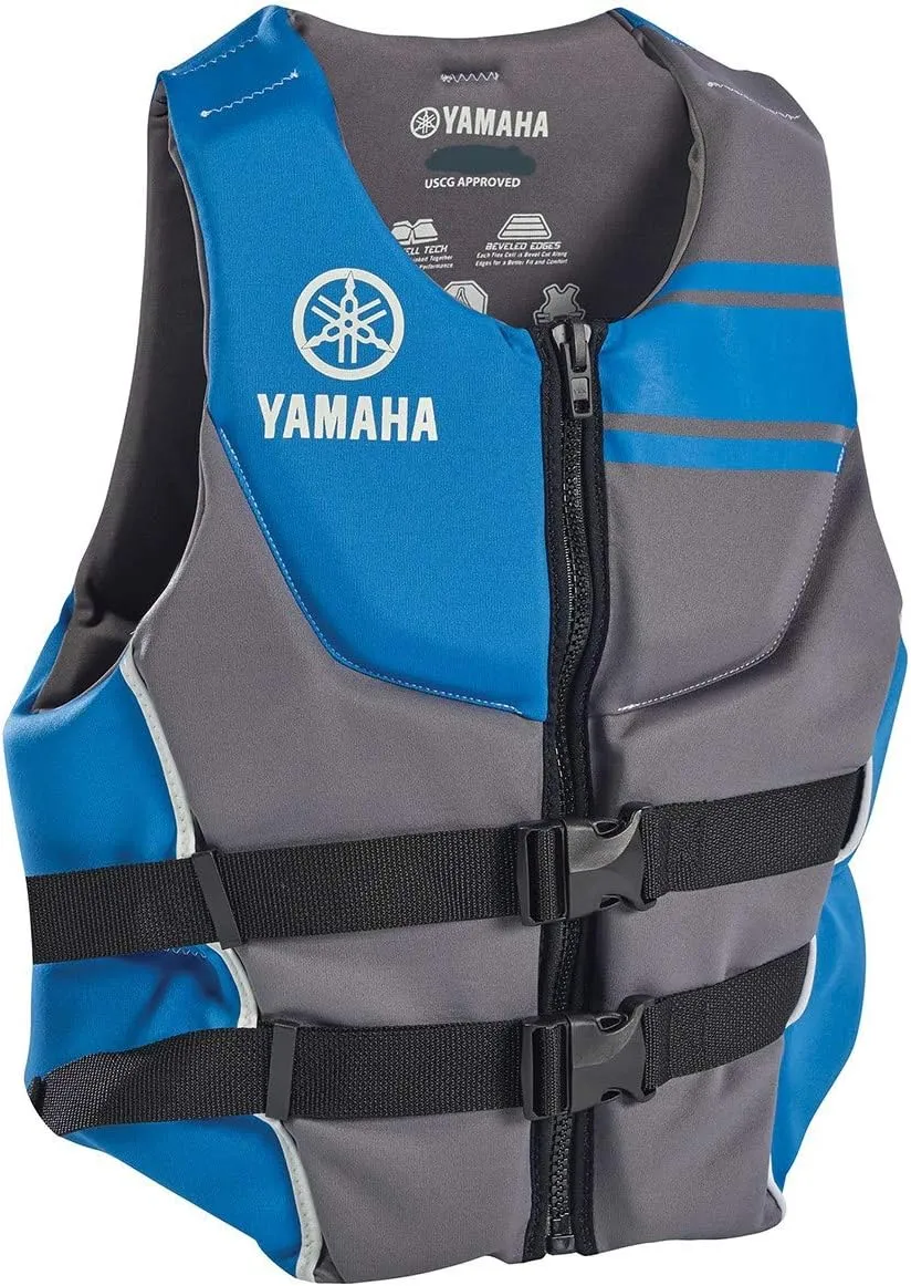 Yamaha Men's Red Neoprene Two-Buckle PFD Life Jacket Vest