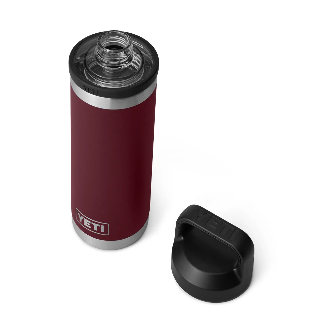 YETI Rambler 18oz Bottle Chug Wild Vine Red