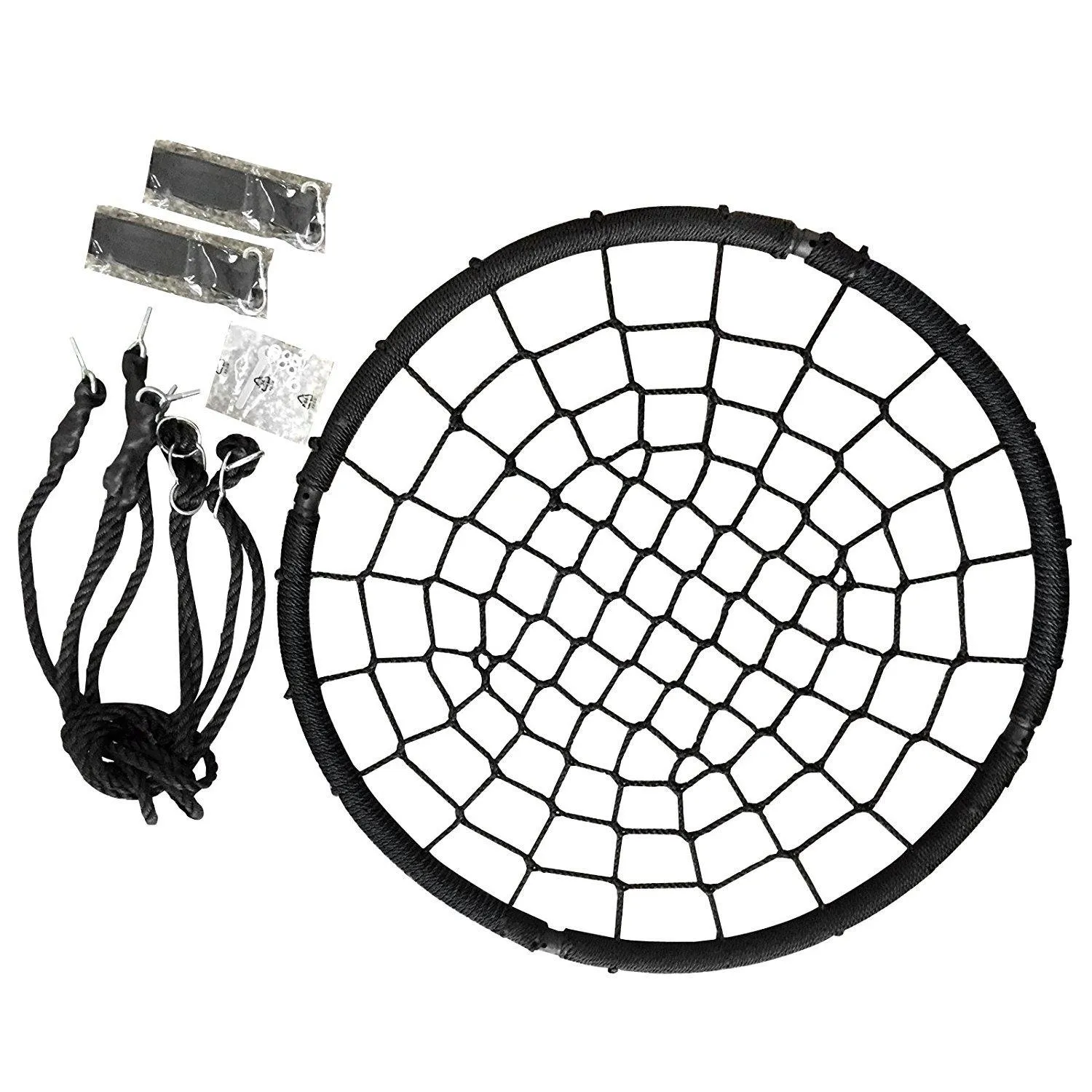ZENY™ 48'' Kids Web Tree Swing Spide Net Swing with Adjustable Rope